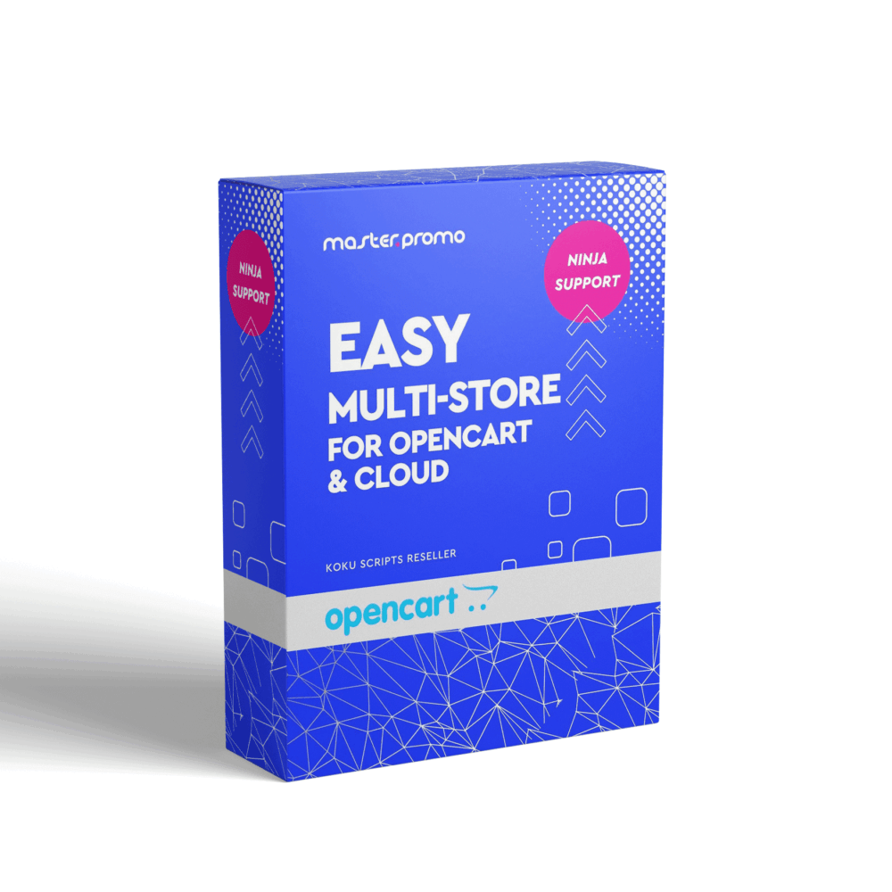 Easy Multi-Store for OpenCart 3, 4 and Cloud