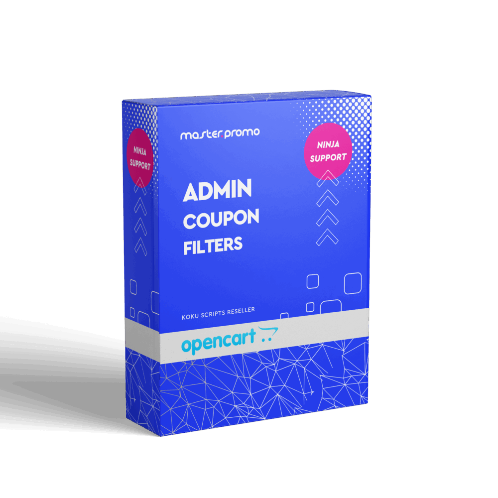 Admin Coupon Filters