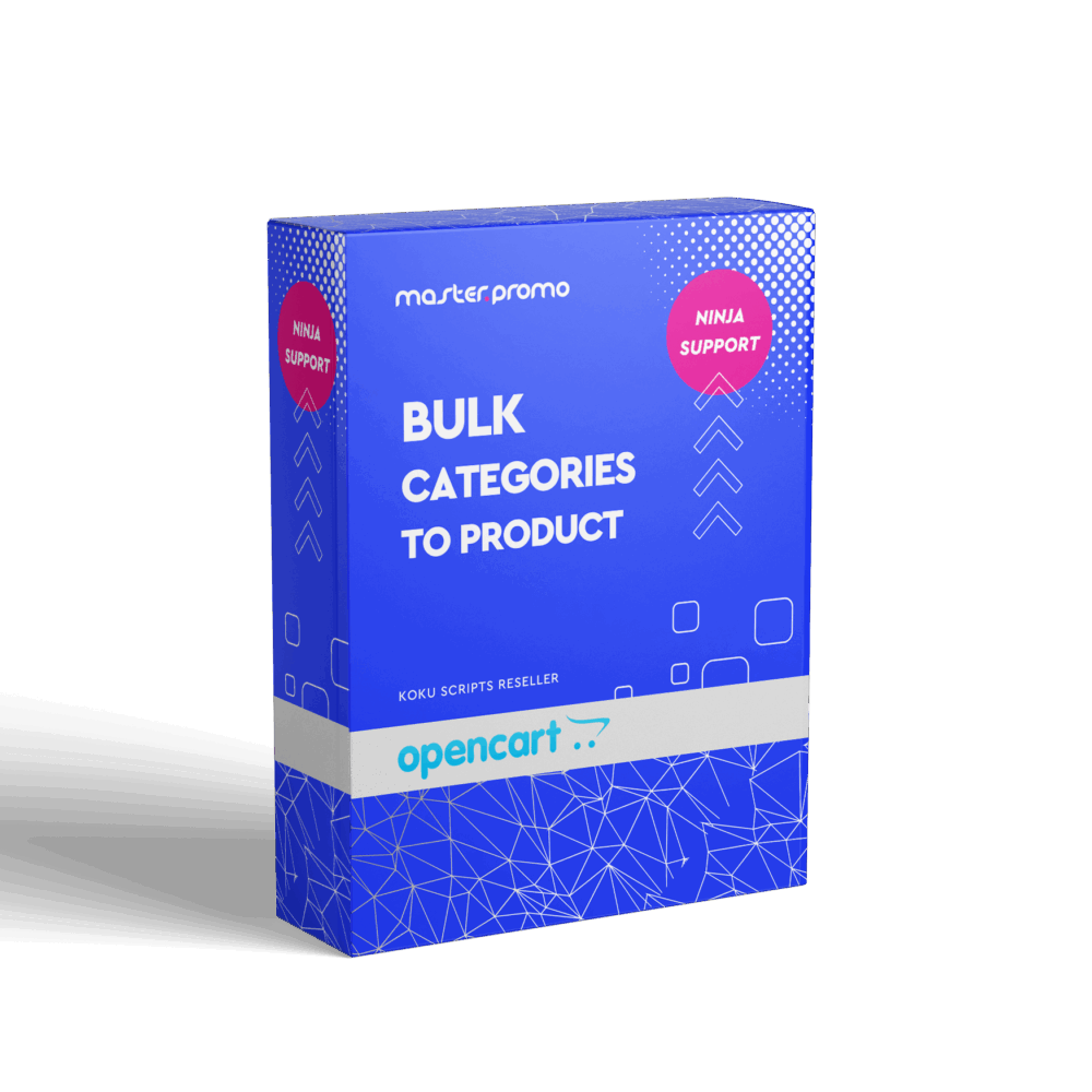 Bulk Categories to Product