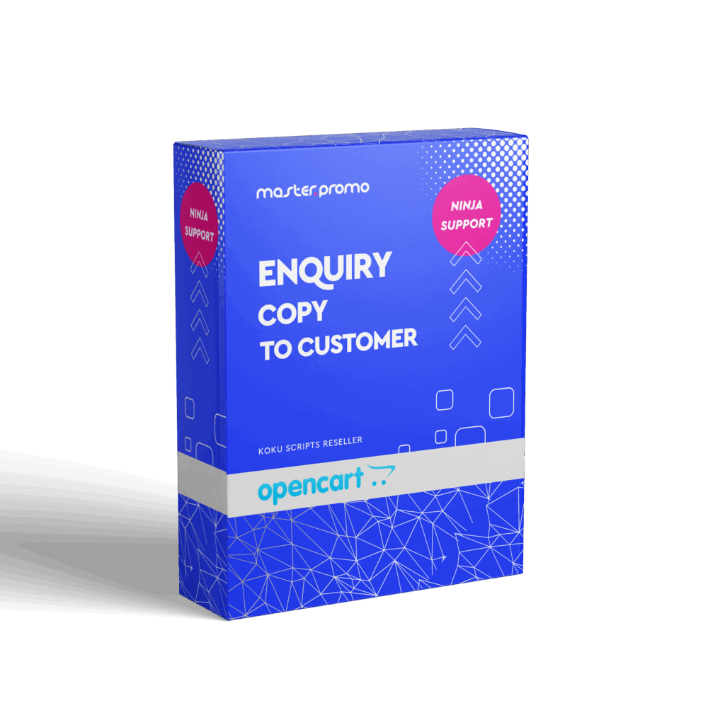 Enquiry copy to customer